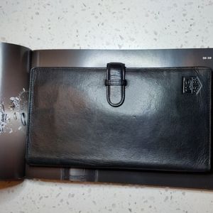 TAG Heuer long Wallet/Checkbook/Cardholder/Passport holder. Unisex.
